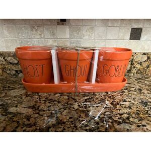 Rae‎ Dunn Halloween planters